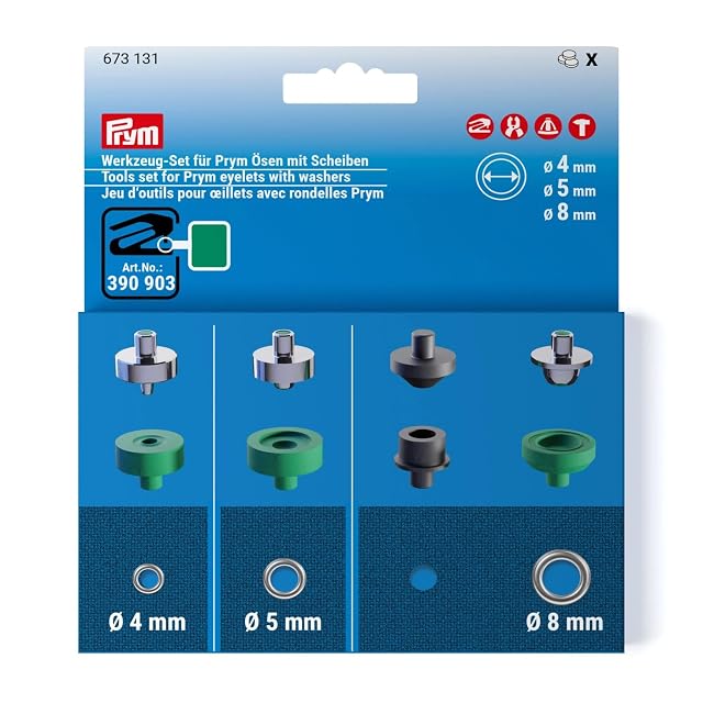 Kit de pose d’œillets Prym 4/5 mm, photographie du produit