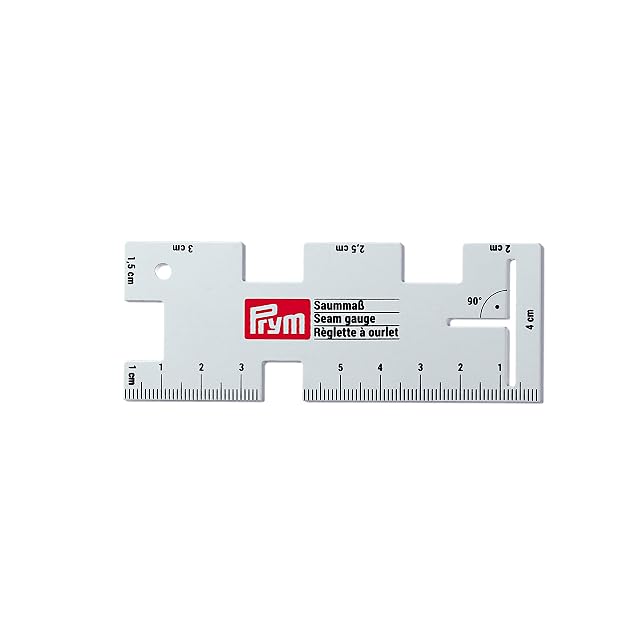 Réglette à ourlet en métal Prym, photographie du produit