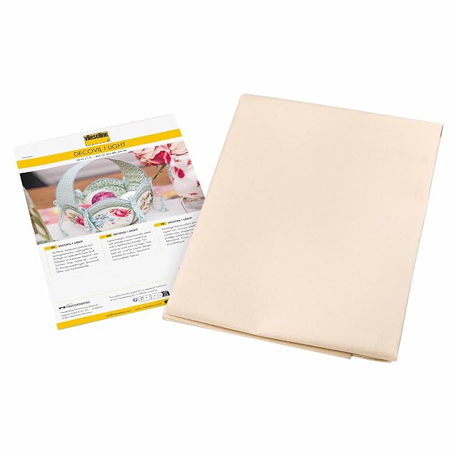 Entoilage thermocollant beige Vlieseline Decovil Light, coupon d’un mètre